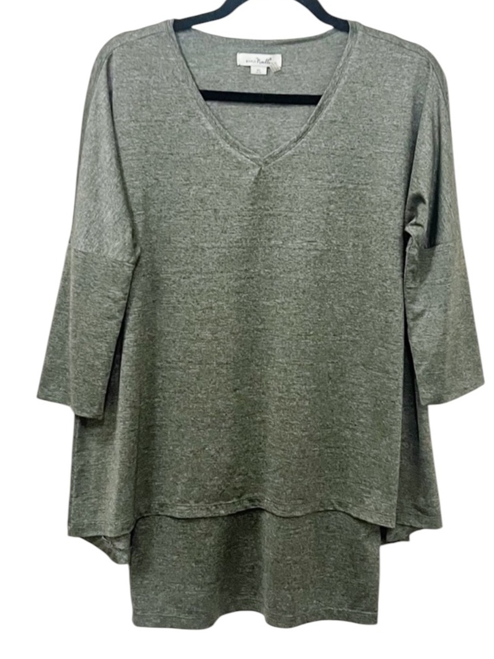 Simply Noelle Olive Green Dress Poncho Size X-Small